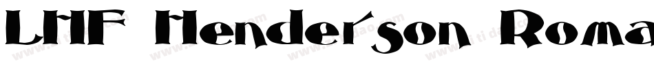 LHF Henderson Roman字体转换